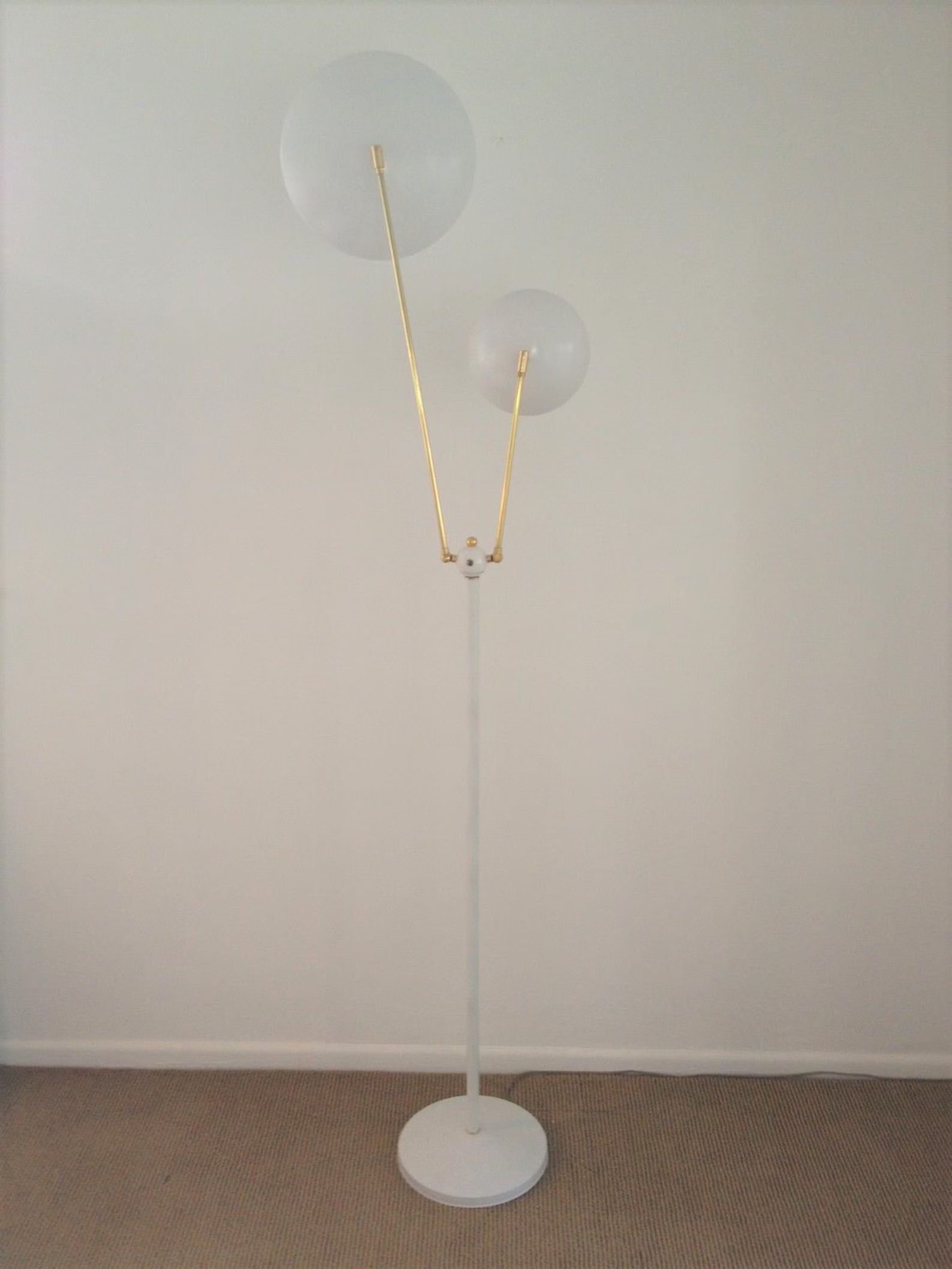 Read the full title
    FLOOR LAMP Semaphore LOLIPOP Light White  Mid-Century Arteluce Eames Stil... | Etsy (US)
