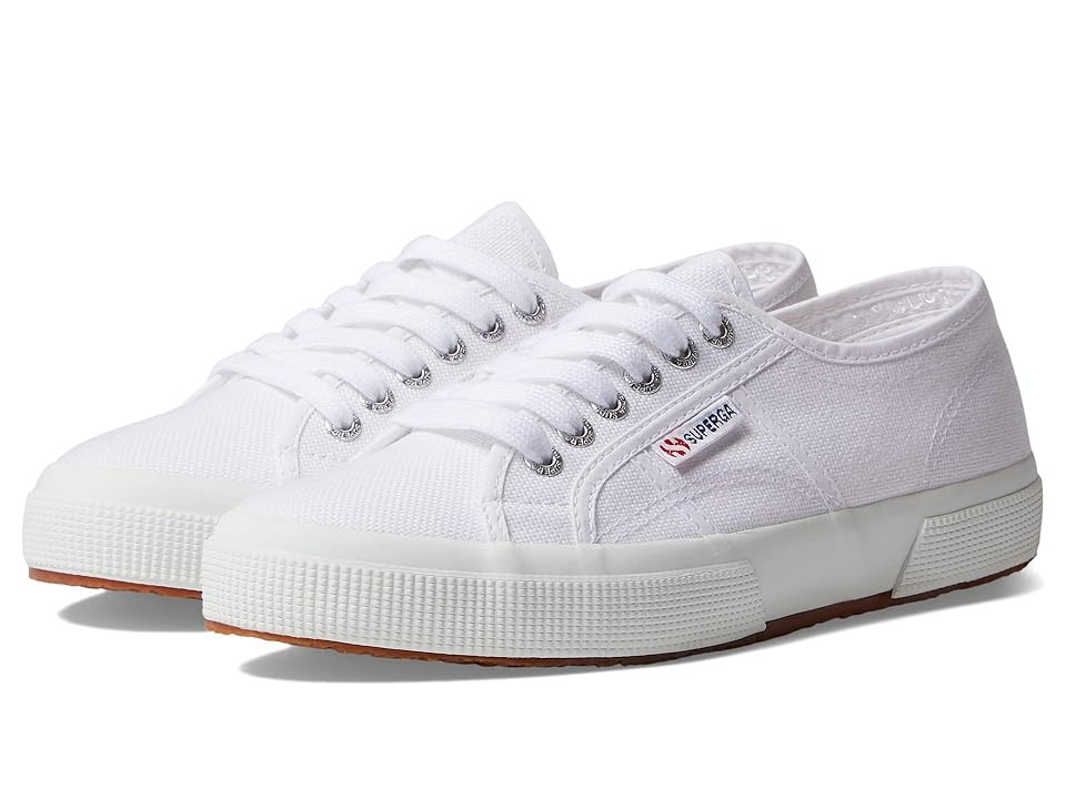 Superga 2750 COTU Classic Sneaker Lace up casual Shoes White : EU 36 (US Men's 4.5 - Women's 6) Medium, Canvas/Textile | Zappos
