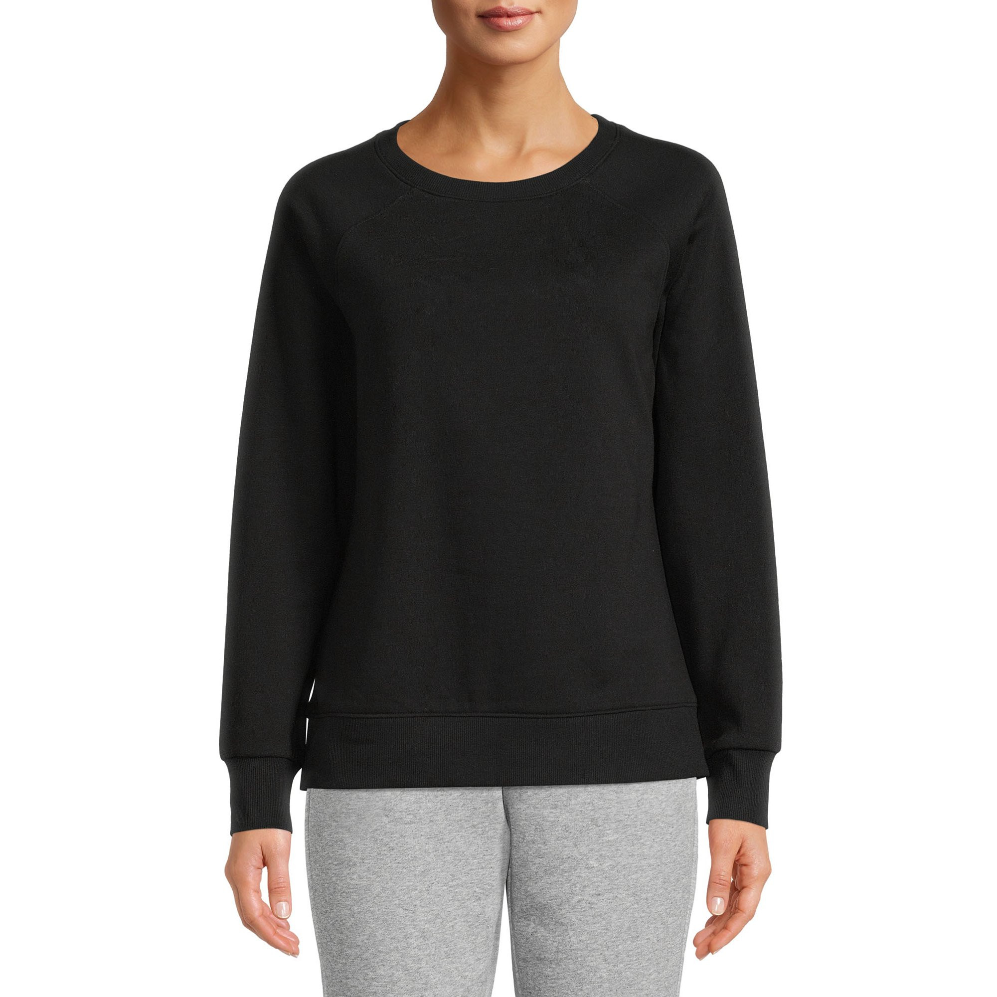 Athletic Works Women's Fleece Crew Pullover | Walmart (US)