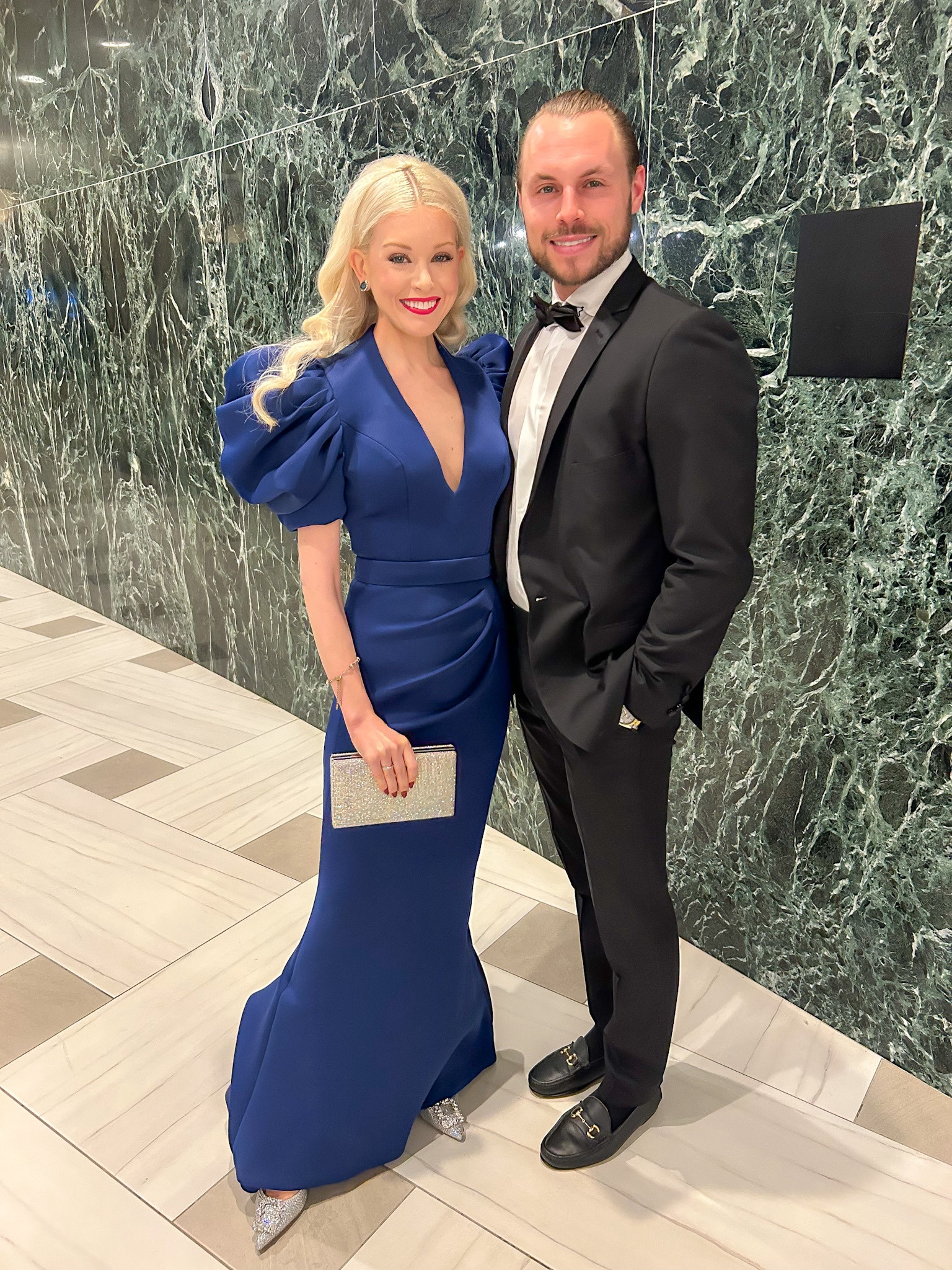 Hard to beat a red lip and sparkly accessories with a solid color gown for a holiday work gala that’s black tie! 💙💋

The dress is Jovani and the shoes are Badgley Mischka.  I couldn’t link the exact pieces here, but I tried my best to source similar styles. ✨

#LTKSeasonal #LTKHoliday #LTKworkwear