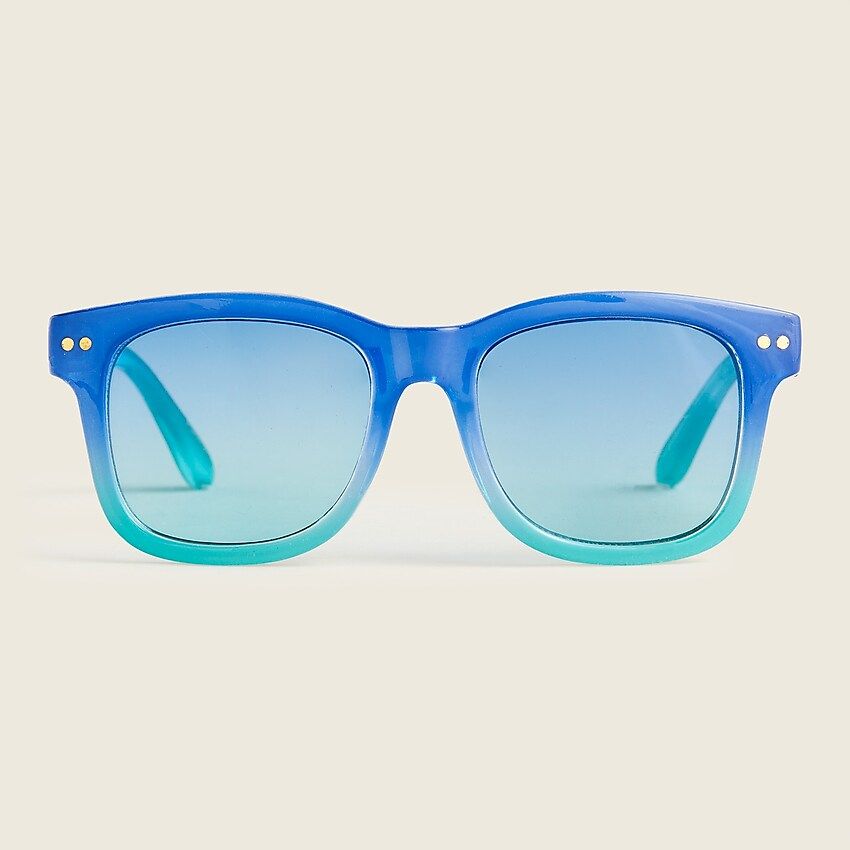 Kids' sunglasses with ombré blue lenses | J.Crew US