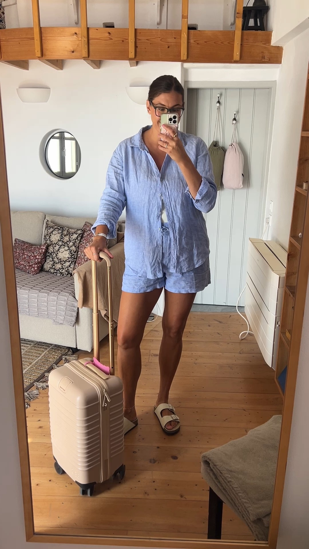 Easy travel outfit that actually works ✈️☁️ lightweight, comfy, and still pulled together for flights, coffee runs, and checking in without overthinking it.

Keywords: travel outfit, airport outfit, linen set, matching linen set, summer travel outfit, vacation outfit, comfy travel clothes, casual summer outfit, packing outfit, easy travel look

#LTKTravel #LTKdayinmylife #LTKootd