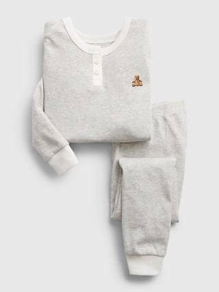 babyGap 100% Organic Cotton Henley PJ Set | Gap (US)
