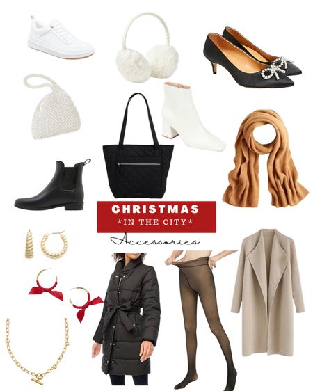 Classy Christmas in the city accessories 
.


#LTKHoliday #LTKstyletip #LTKSeasonal