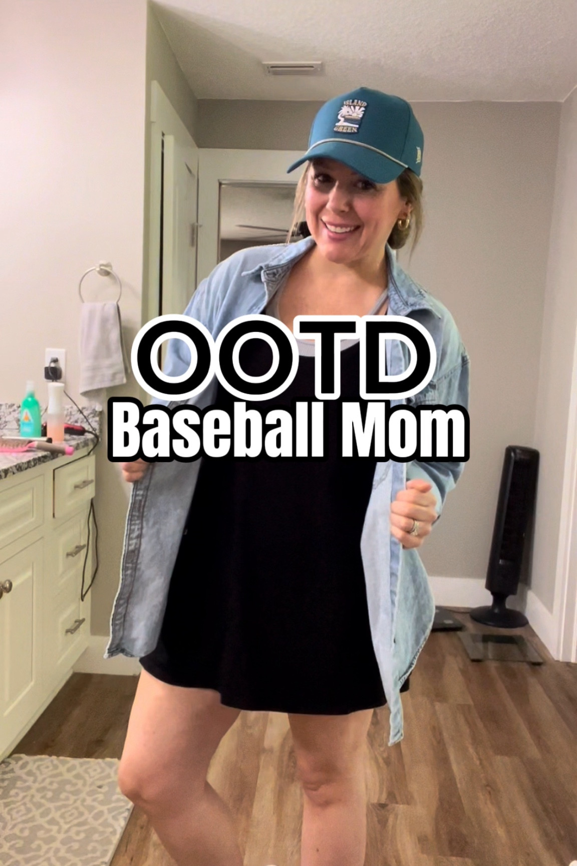 Easy outfit of the day for baseball! 
Wearing a large in the dress/romper, large in the tank, medium in the jean Shacket.  Hat is from the TPC and can’t be linked. 

Baseball mom, baseball life, mom life, sports mom, casual outfit, midsize mom, affordable style, nike, free people lookalike, fashion for less, summer vibes, summer style, relatable 

#LTKActive #LTKmidsize #LTKstyletip