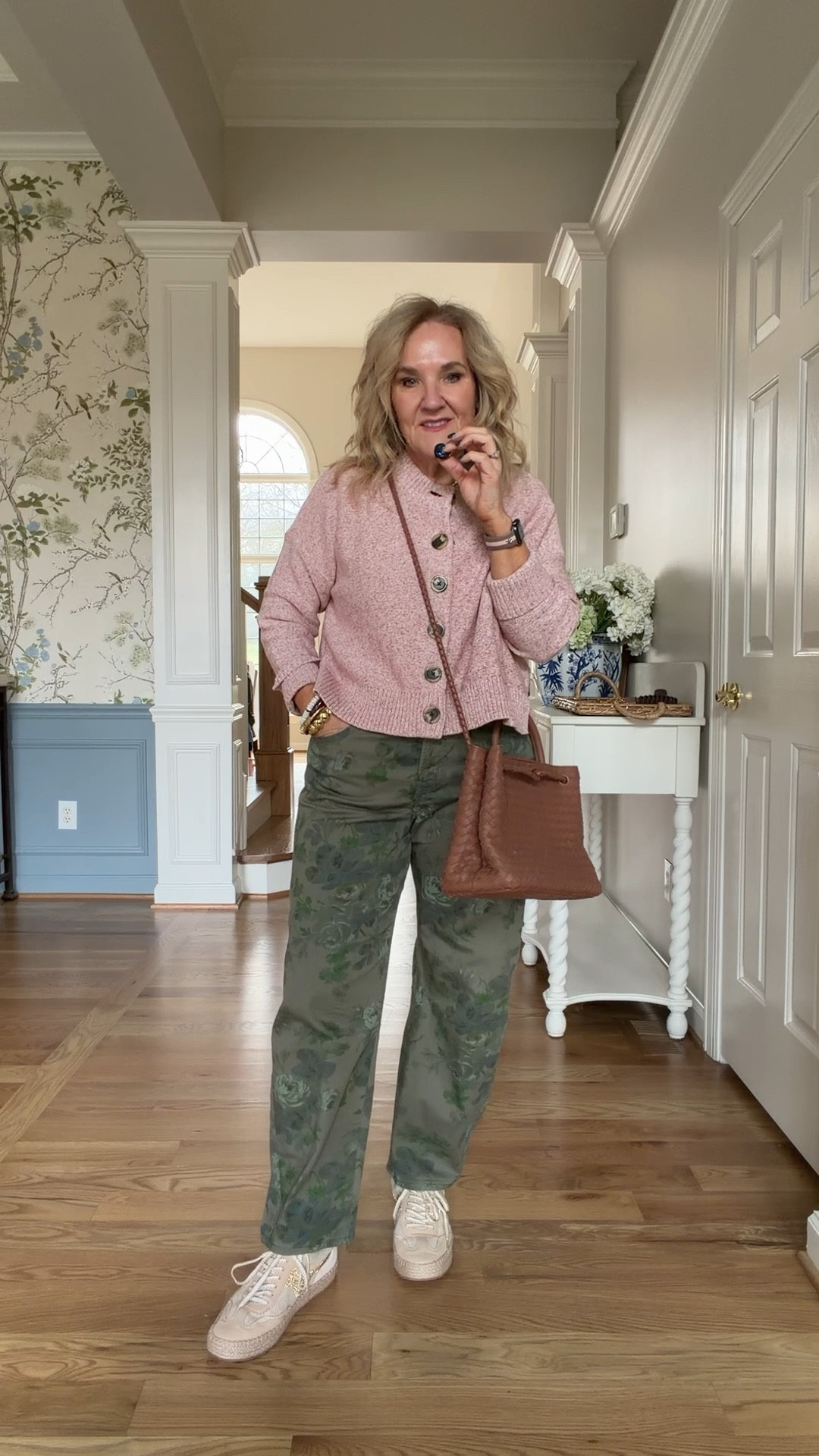 Pink cotton sweater restocked! Size medium 
Jeans size 29 reg
Espadrilles sneakers found on discount! 
New Allie & Bess pieces 25% off code NANETTE25

#LTKFindsUnder50 #LTKSaleAlert #LTKOver40