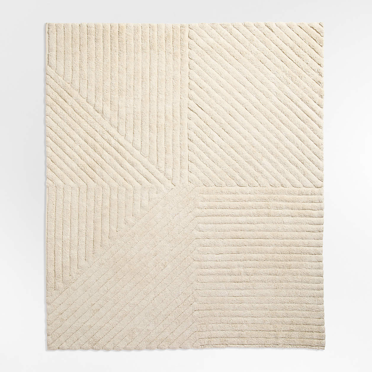 Avery Plushy Washable Kids Area Rug 4x6 | Crate & Kids | Crate & Barrel