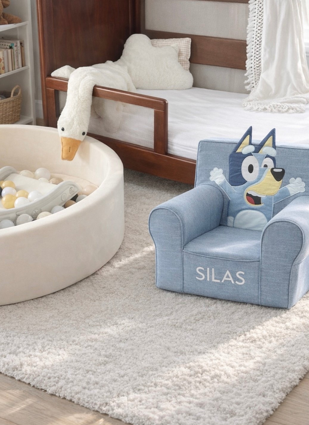 How cute is this @PotteryBarnkids Bluey chair cover! i’m linking it below #Bluey #PotteryBarnKids #Kids #Toddler #ToddlerRoom

#LTKHome #LTKBaby