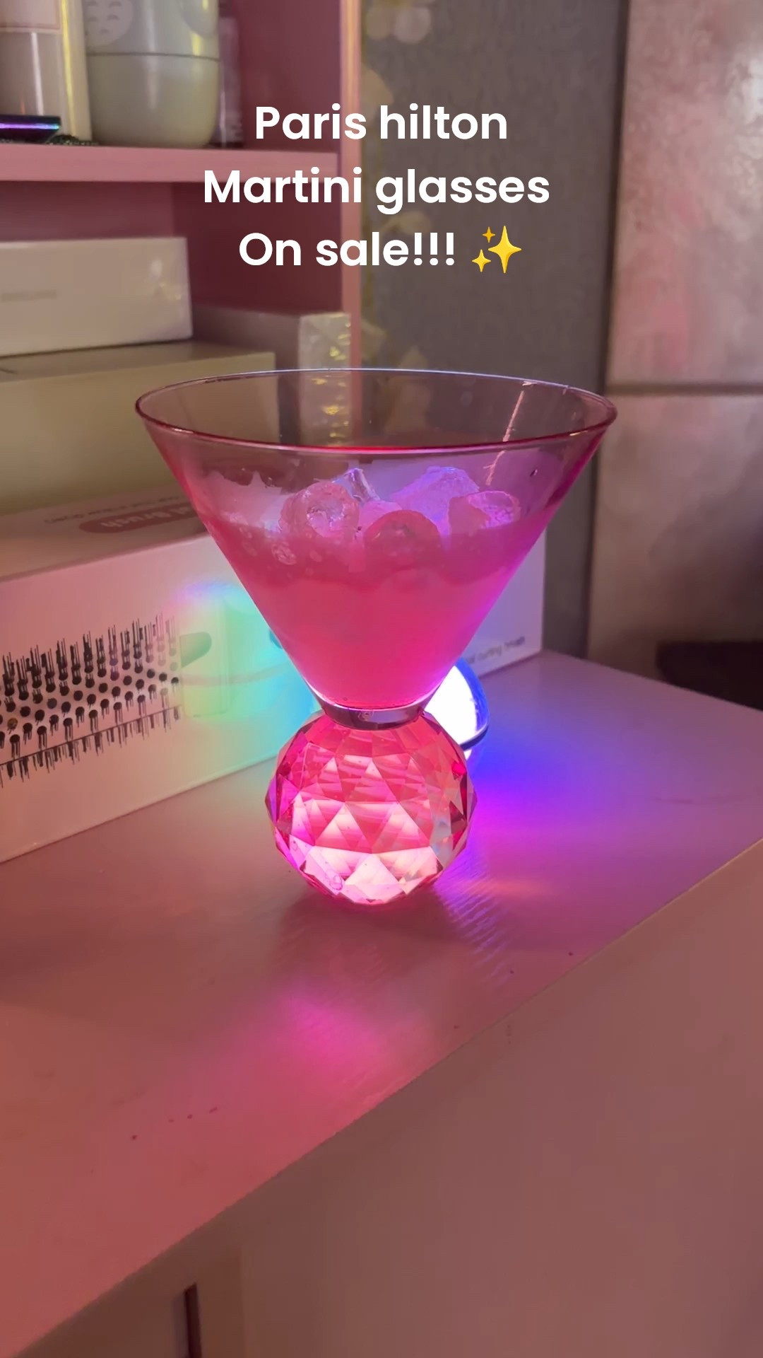 Paris Hilton martini glasses on sale at Walmart perfect gift for her, mom, daughter 💗 

#LTKGiftGuide #LTKCyberWeek #LTKSaleAlert