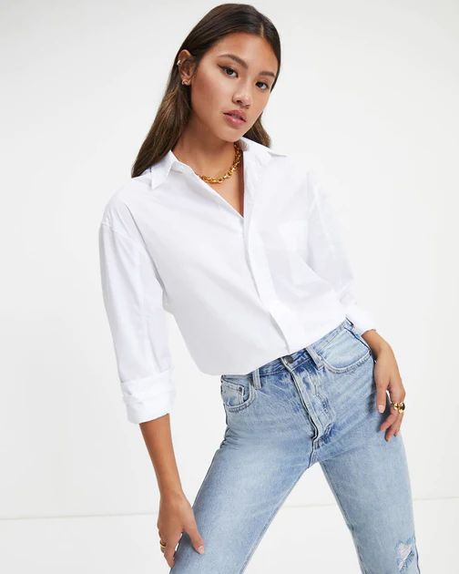 Keep It Moving Button Down Top - White - SALE | VICI Collection