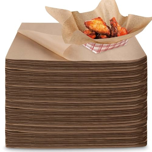 Amazon.com: Stock Your Home 12 x 12 Grease Proof Deli Wrappers (500 Pack) - Pre Cut Natural Wax P... | Amazon (US)