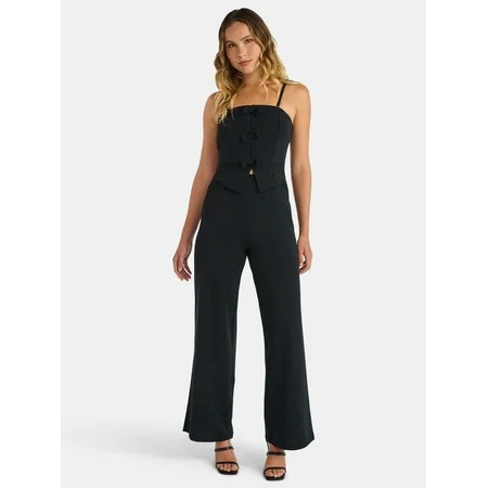 Madden NYC Women s Bow Jumpsuit Sizes XXS-XXL | Walmart (US)