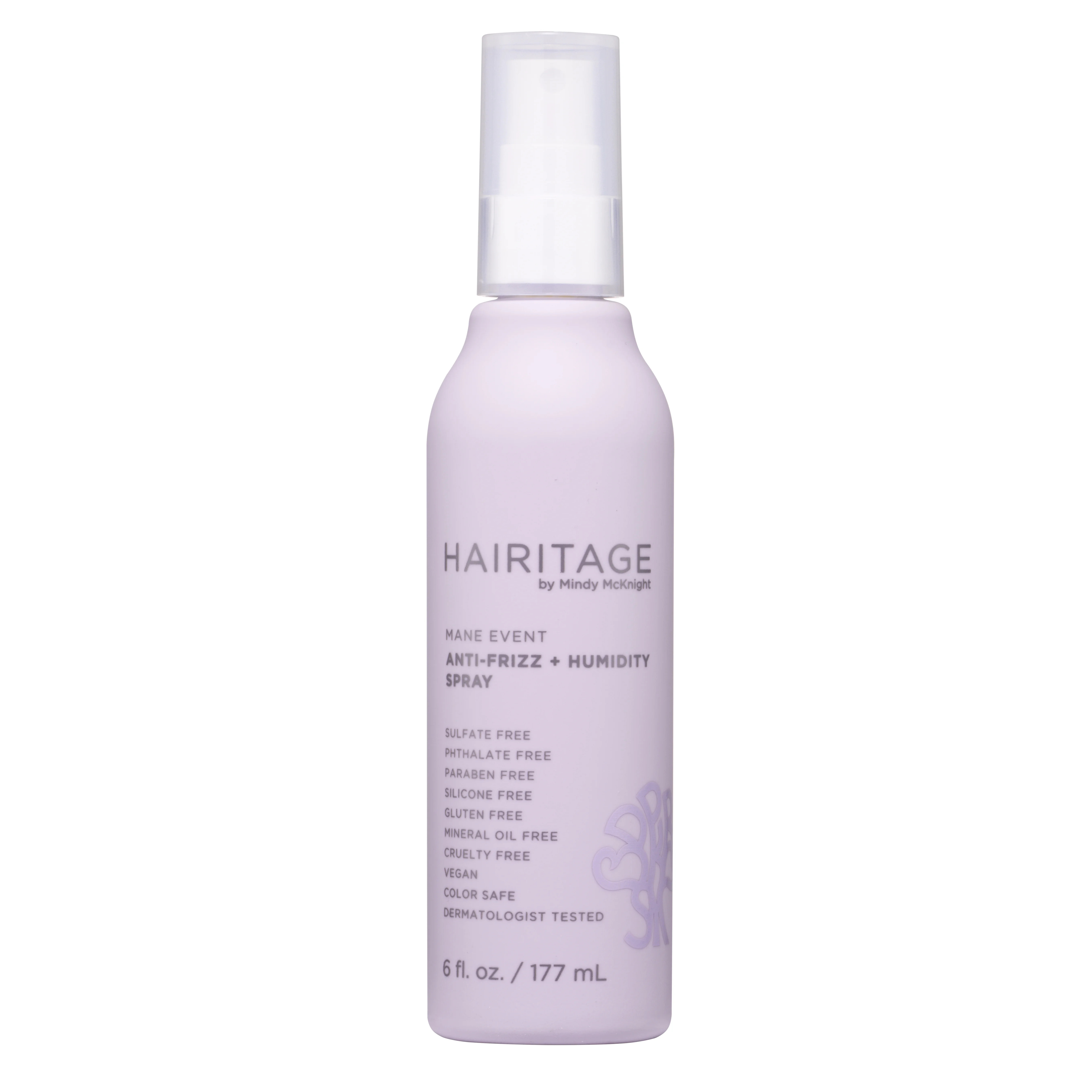 Hairitage Mane Event Anti-Frizz + Humidity + Heat Protectant Hair Spray, 6oz | Walmart (US)