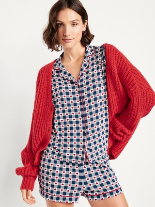 Sunday Sleep Knit Jersey Short Set | Old Navy (US)