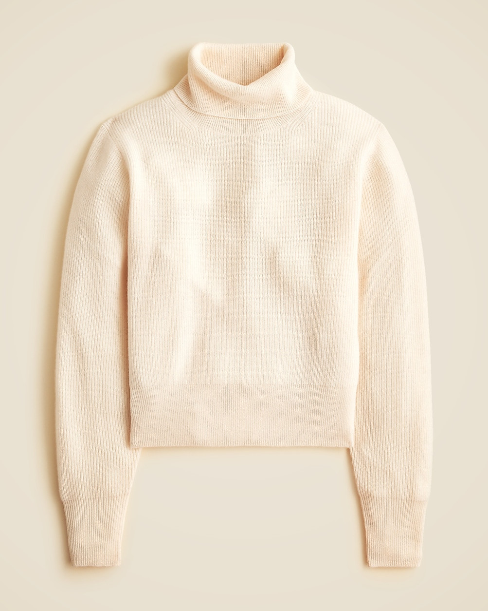 Ribbed cashmere turtleneck sweater | J. Crew US