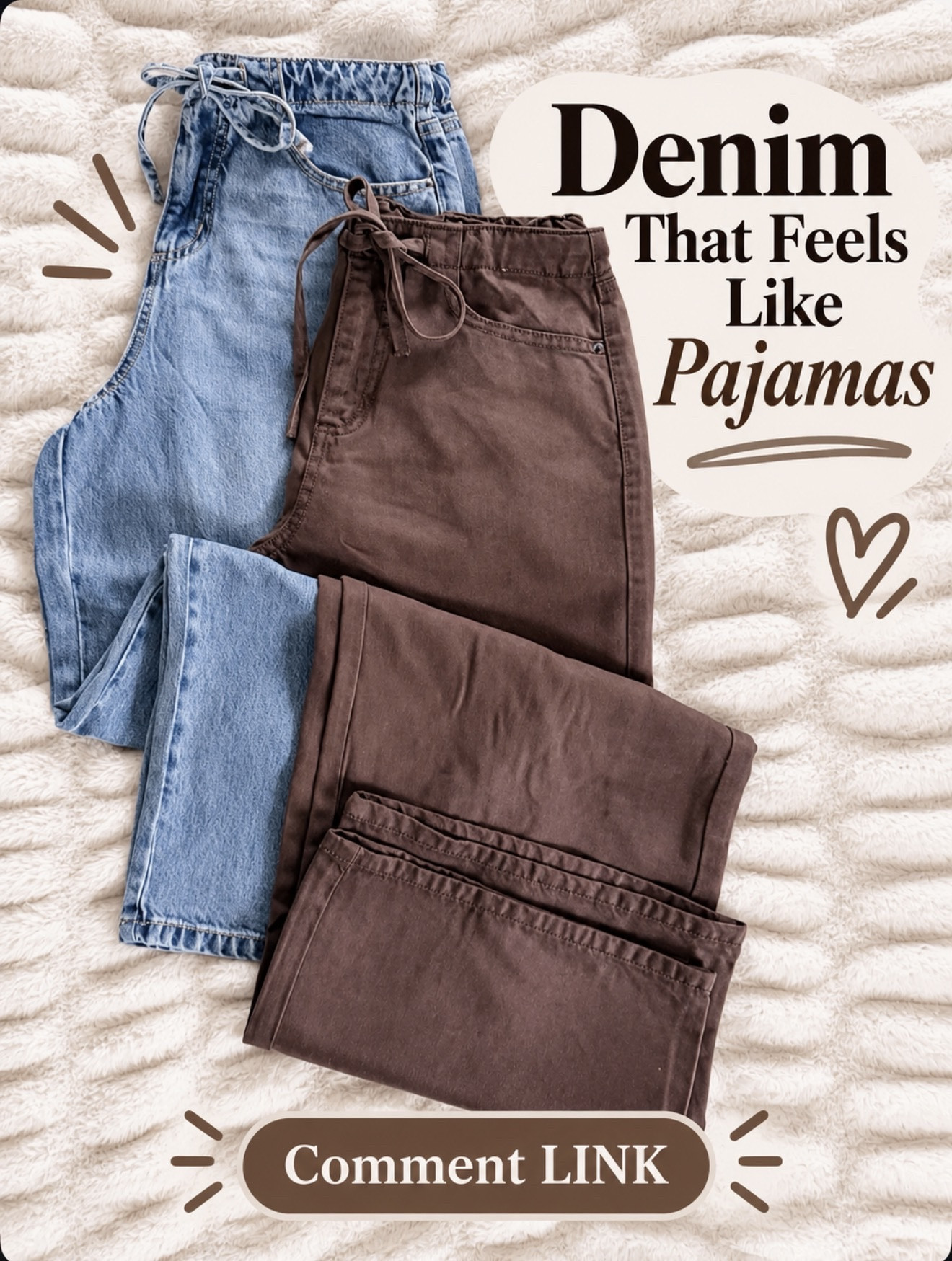 Denim that feels like pajamas?! YES PLEASE 🙌🏻 These pull-on jeans are unbelievably soft and comfortable, but still look completely put together. And that chocolate brown pair is perfect for fall!

Comment LINK and I’ll send you the details 🫶🏻

#LTKOver40 #LTKSeasonal #LTKootd