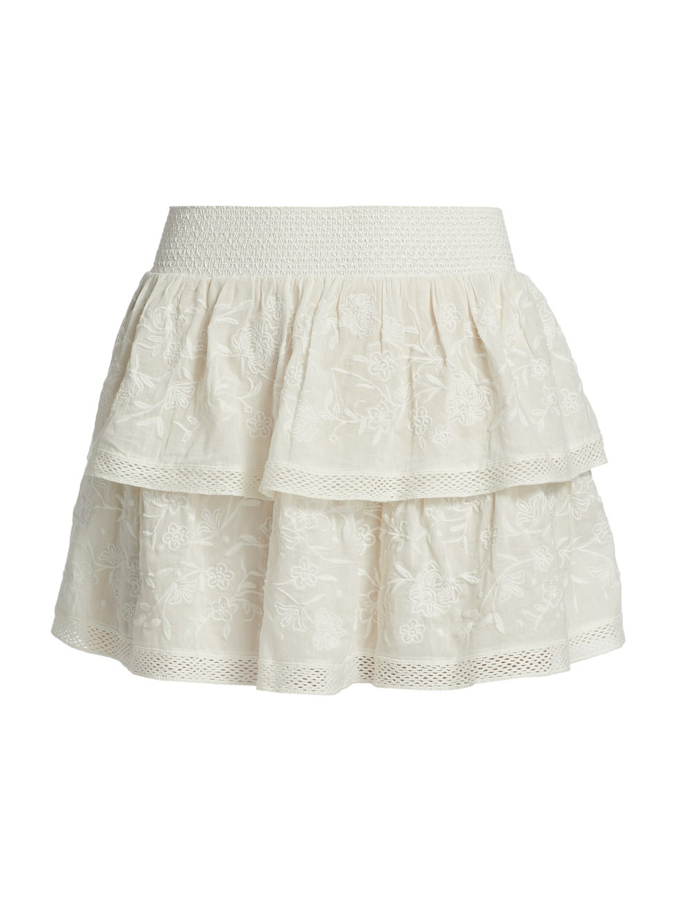 Jojo Ruffle Mini Skirt | Saks Fifth Avenue