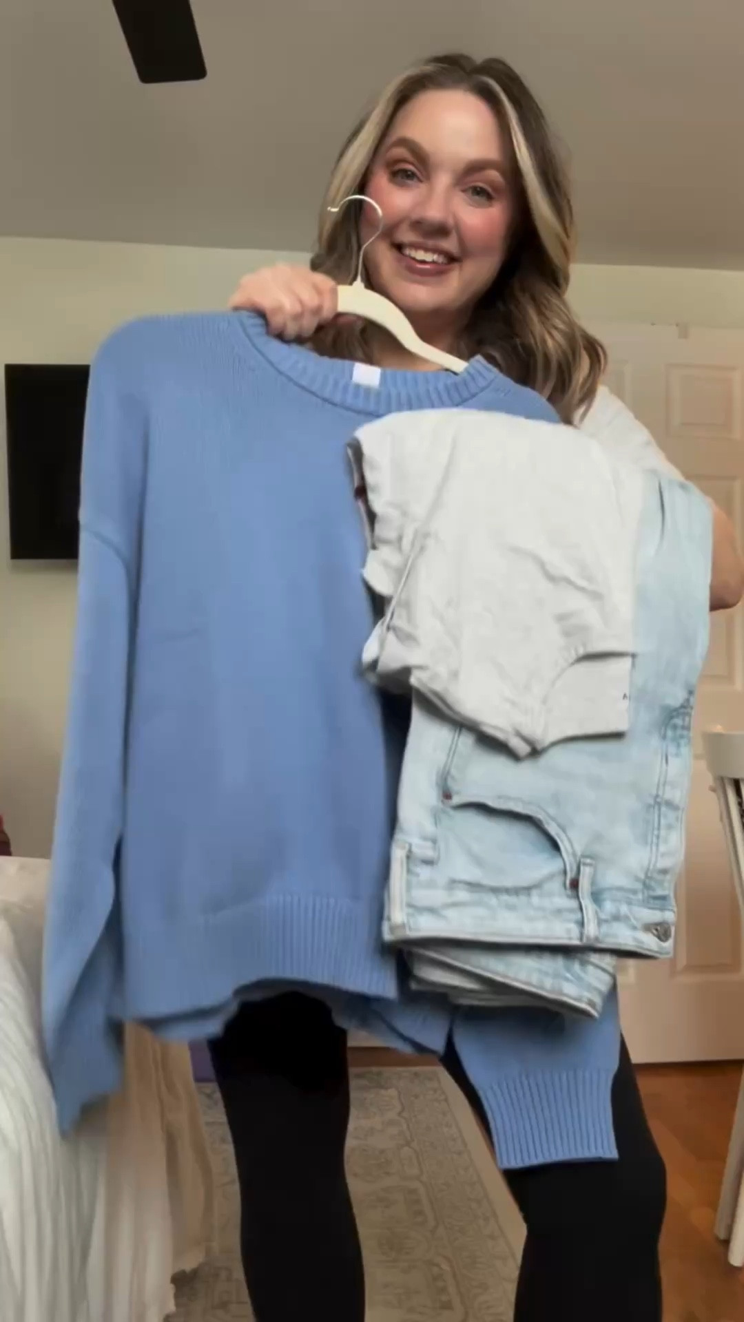 Love adding some color into my wardrobe in a way that still feels like winter. This sweater is incredible quality and comes in a variety of colors. 

Top-Large 
Jeans -12 



#LTKMidsize #LTKootd #LTKSeasonal