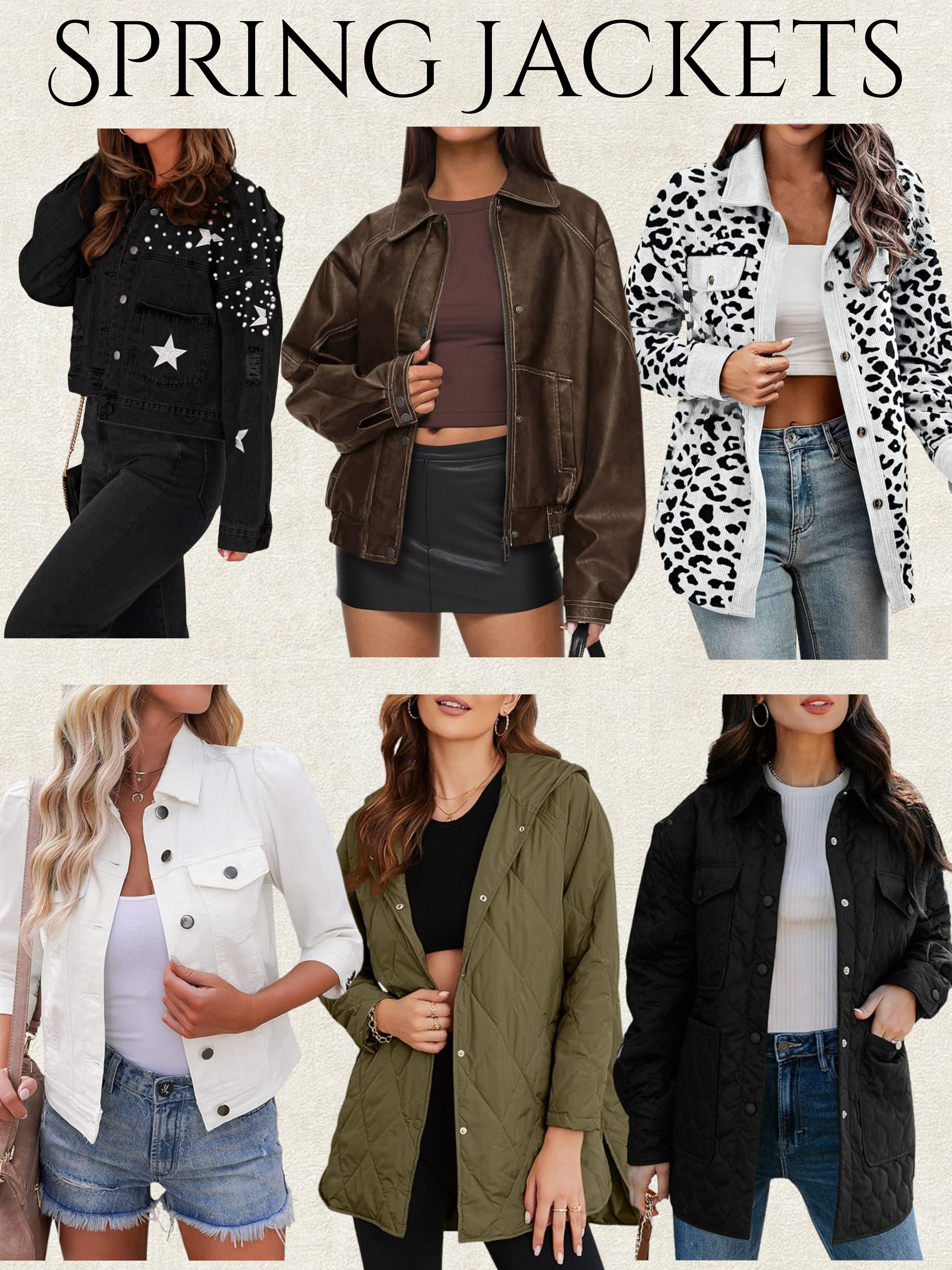 Blazers? Leather? Cropped? Oversized? Neutral trench?
Because “jackets” is too broad. The tone changes depending on the vibe.

#ChicLayers
#BlazerStyle
#ElevatedBasics
#LayeredLook
#LTKStyle
#WardrobeStaples
#MinimalChic
#OutfitUpgrade
#FallTransition
#SpringLayers 

 