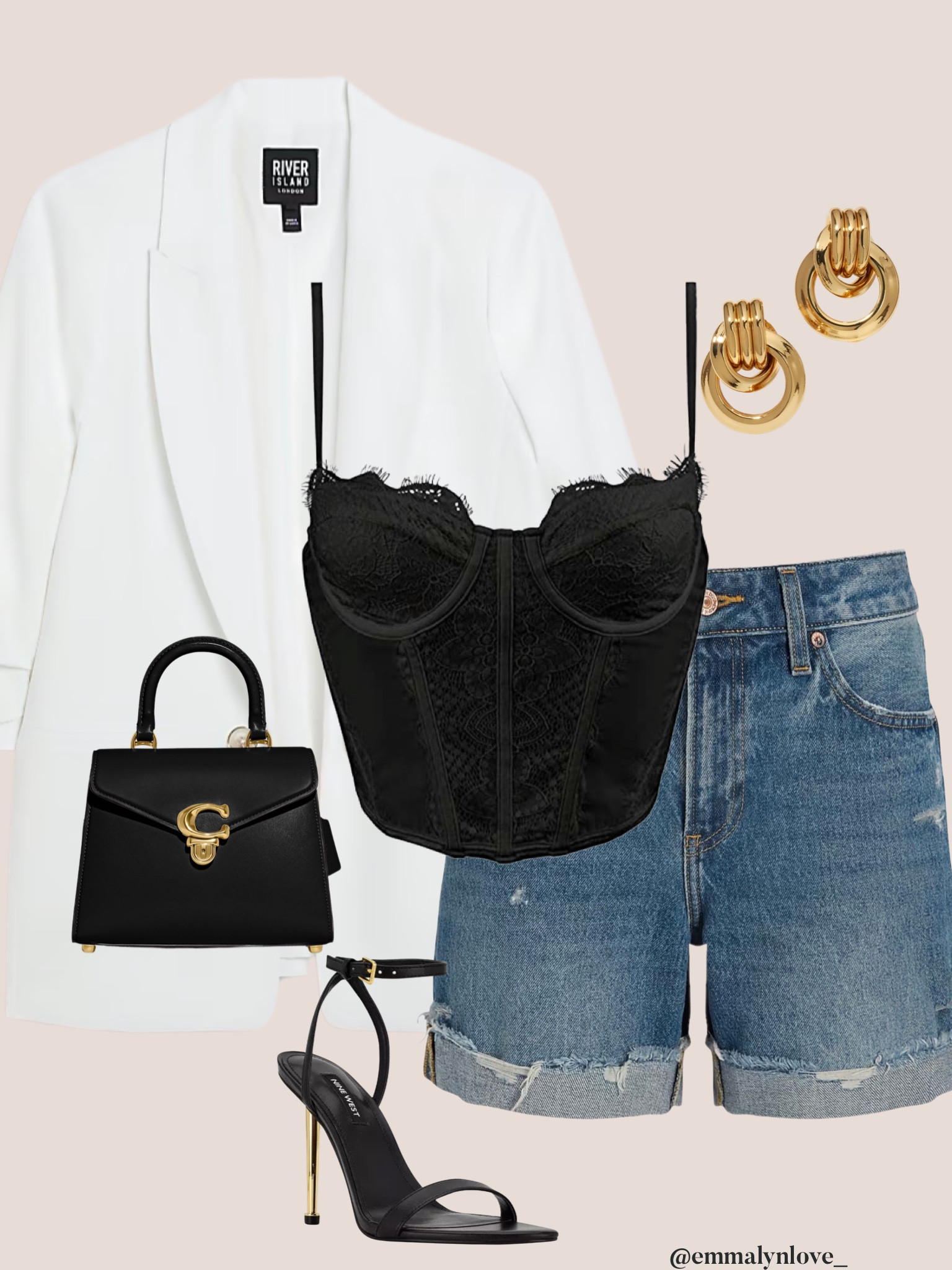 Summer date night outfit inspo. Demin shorts, white blazer, summer outfit. 

Date night outfit, summer outfit, business casual, denim shorts 

#LTKstyletip #LTKSeasonal #LTKFind