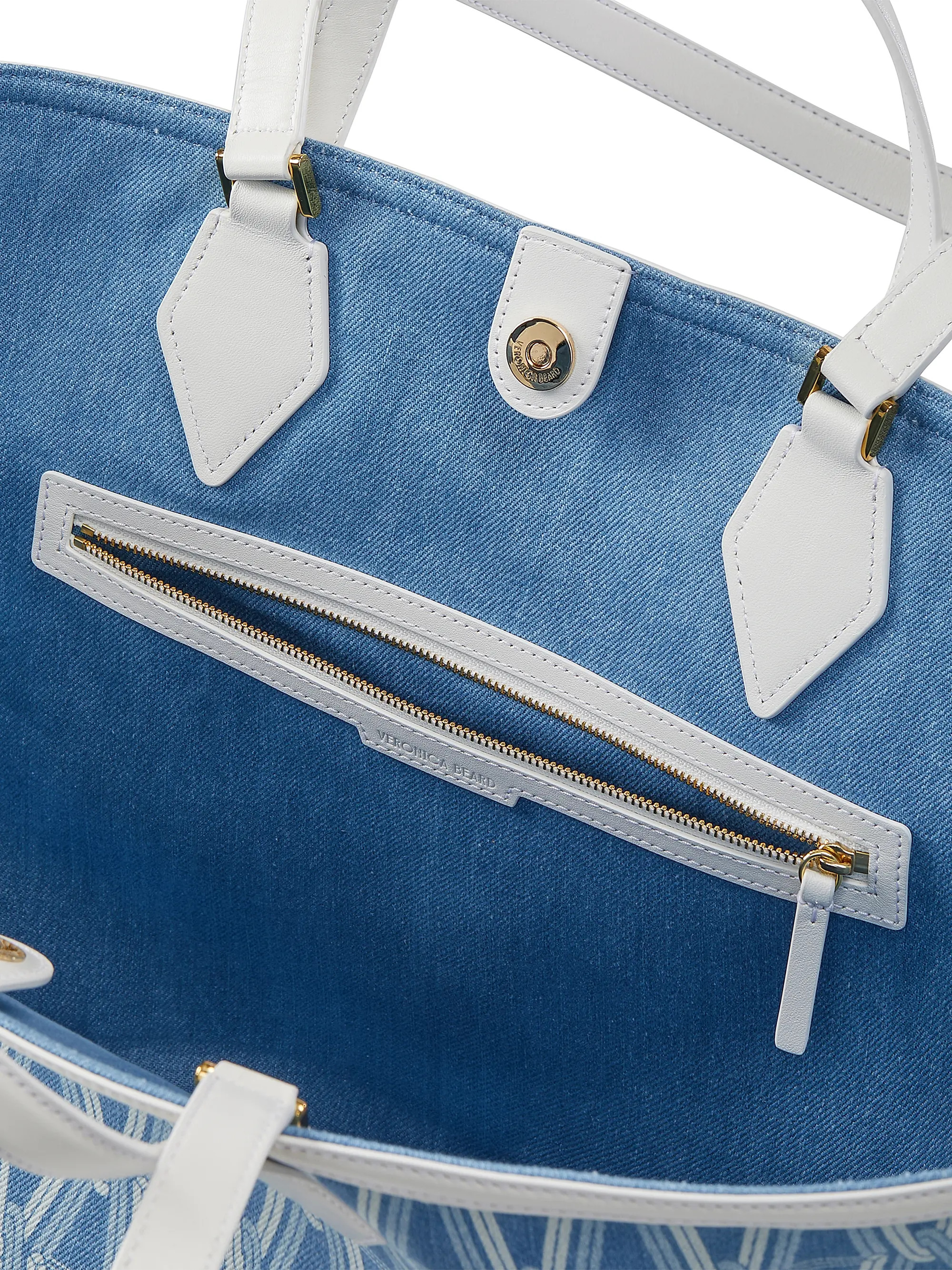 Denim Crest Leather Tote | Saks Fifth Avenue