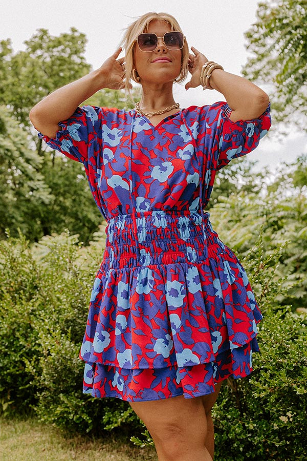 Put My Song On Floral Skirt Curves | Impressions Online Boutique