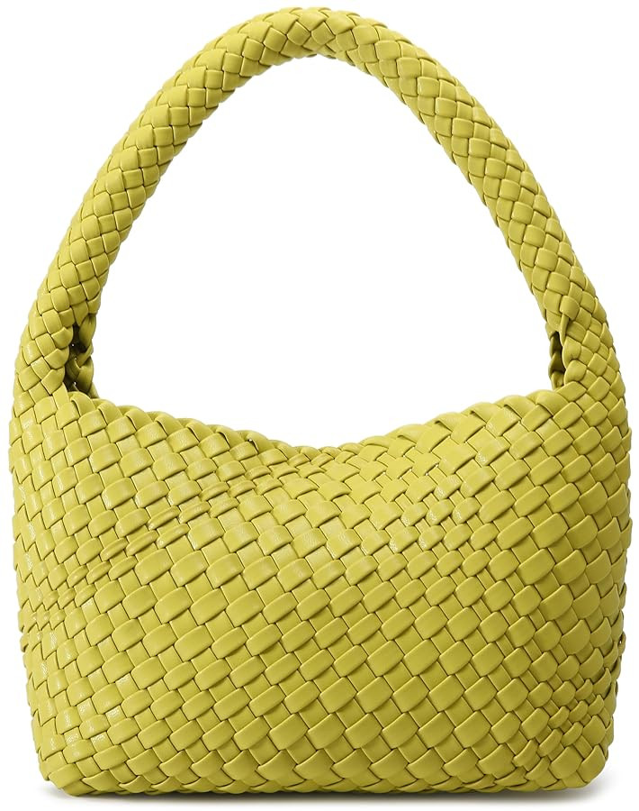 Woven Bag for Women, Small Vegan Leather Summer Beach Purse, and Travel Handbags Ladies' Retro Ch... | Amazon (US)