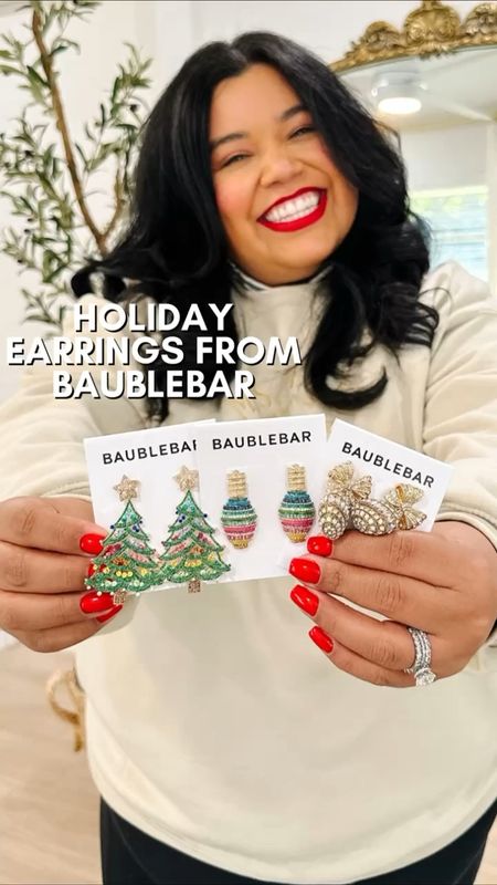 ❄️ Smiles and Pearls Holiday Earrings ❄️ 

Candice could not wait to put on these Bauble Bar earrings she got in! They are absolutely stunning! LOVE wearing festive earrings around the holiday! They dress up a cozy sweater, work look, or even a formal event!

Holiday, Christmas, Fall outfit, Christmas accessories, Christmas earrings, holiday earrings, holiday accessories, plus size fashion, size 18 fashion, Holiday outfits, Holiday style, festive earrings, gift guide, secret Santa

#LTKSeasonal #LTKGiftGuide #LTKplussize