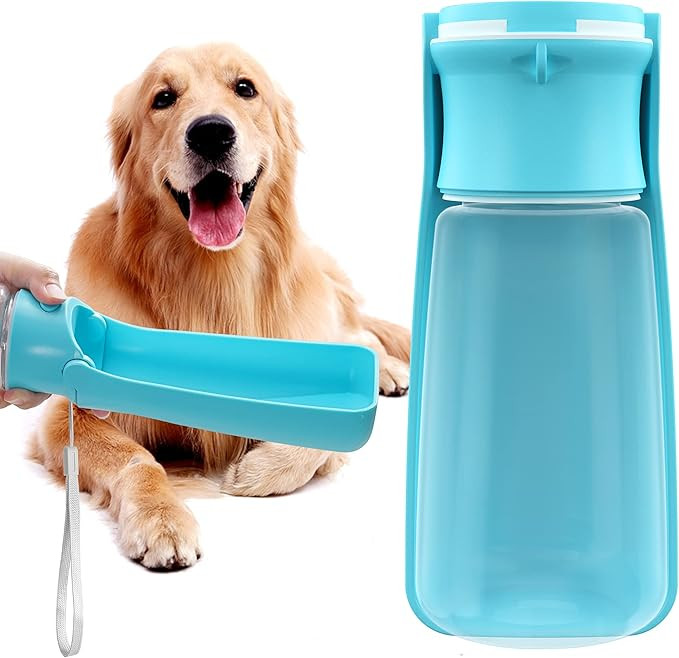 Portable Dog Water Bottle for Walking 19 OZ or 12 OZ Portable Pet Water Bottles for Puppy Small M... | Amazon (US)