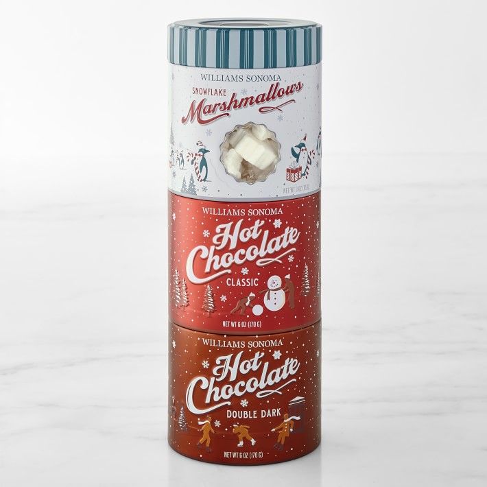 Classic & Double Dark Hot Chocolate Sampler with Marshmallows | Williams-Sonoma