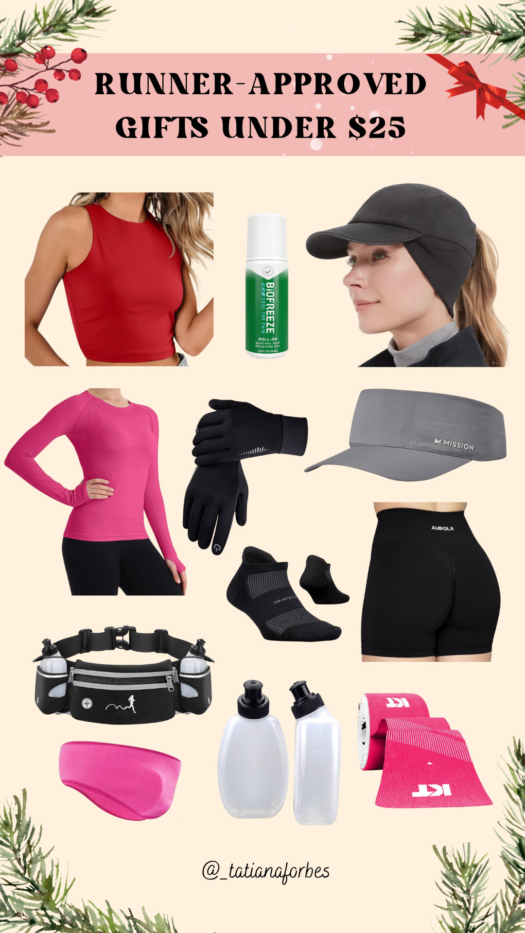 Runner-approved gifts under $25! practical, cute, and actually useful on the run.
Gloves, belts, visors, tops… all the small things we reach for the most. Most of these are my personal favorites.

Perfect for gifting your running bestie (or yourself). 

 

#LTKGiftGuide #LTKActive #LTKFindsUnder50