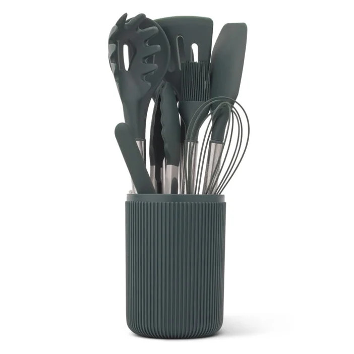 Thyme & Table 10-Piece Silicone Gadget Set - Green | Walmart (US)