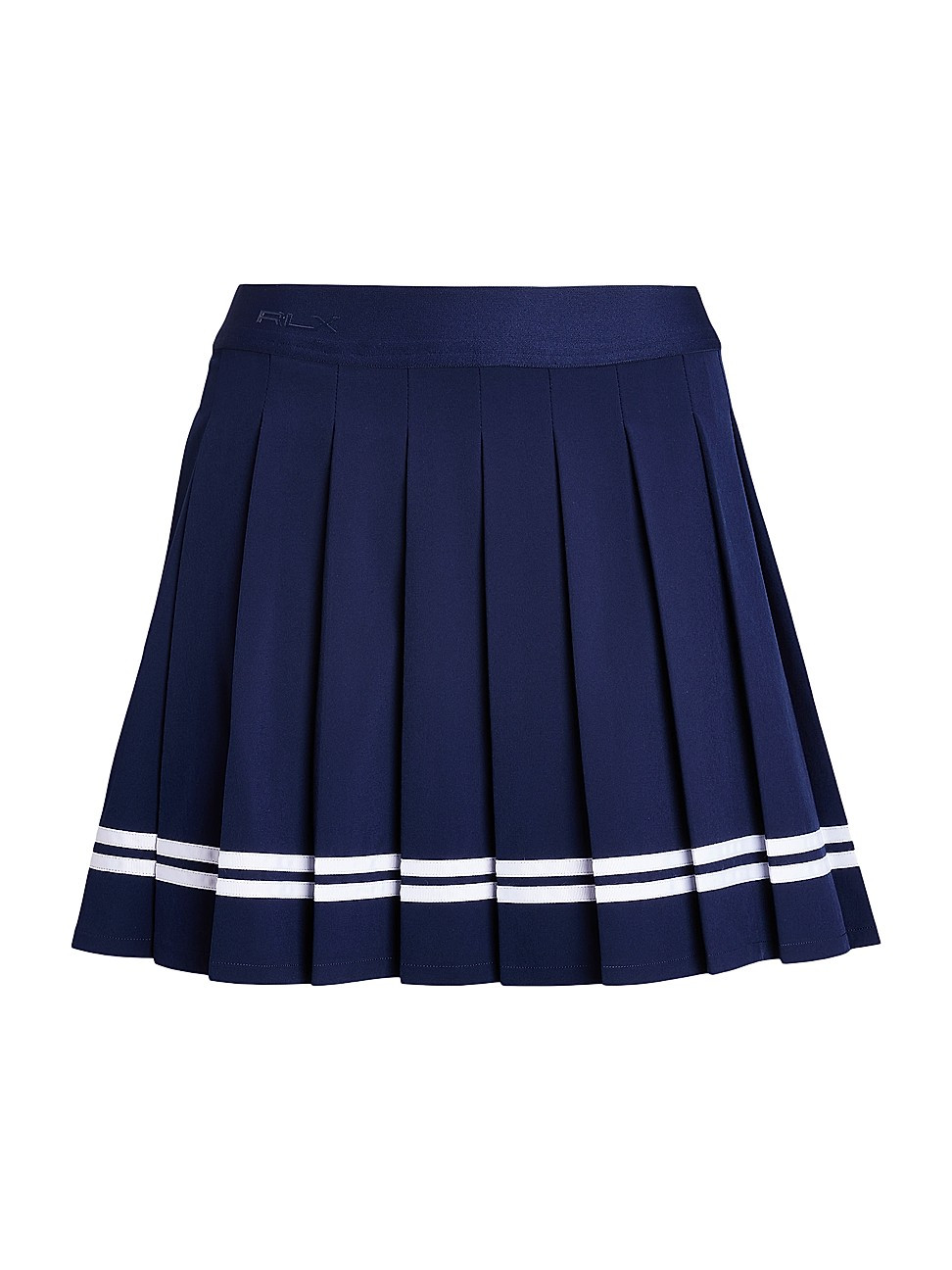 Women's Pleated Striped Skort - Refined Navy - Size Small | Saks Fifth Avenue