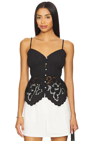 Tularosa Mina Top in Black from Revolve.com | Revolve Clothing (Global)