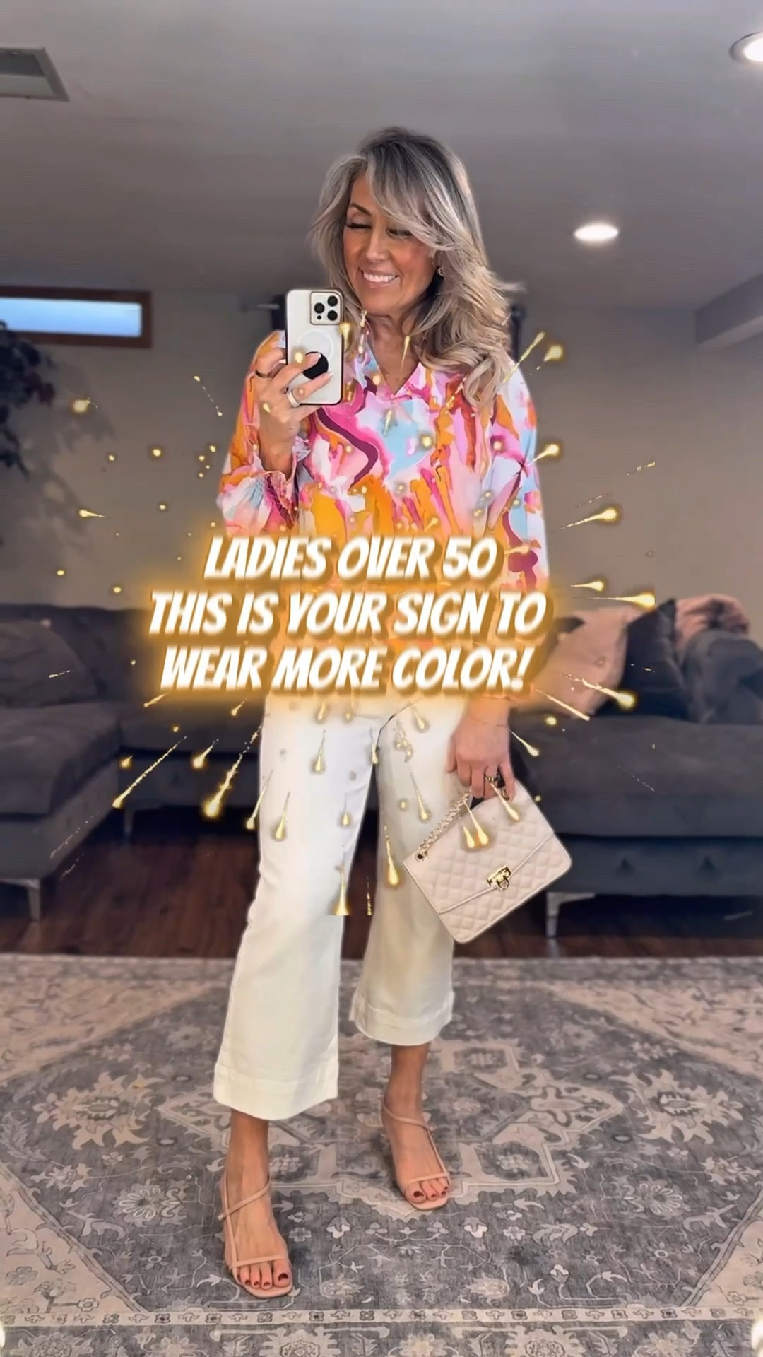 I used to only wear black and avoid color!
Wearing color is life giving and an absolute must during your midlife transformation!
Trust me you will love the way you feel in these outfits! 