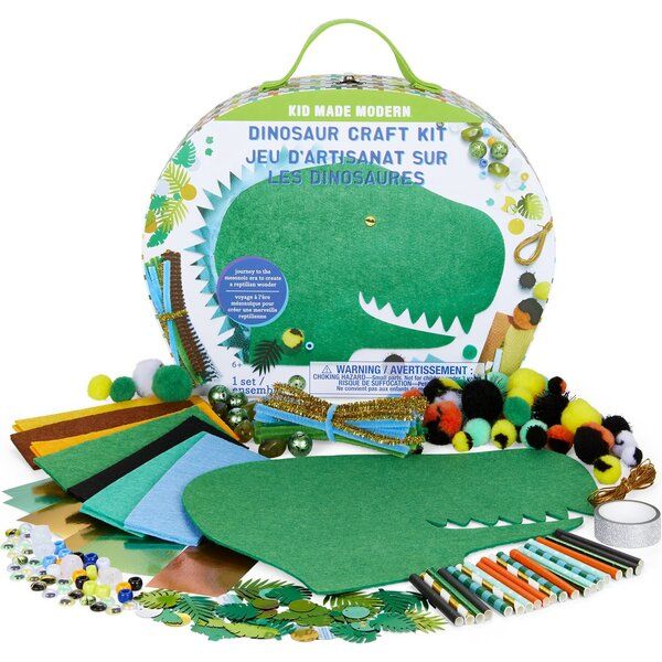 Dinosaur Craft Kit - Kid Made Modern Arts & Crafts | Maisonette | Maisonette