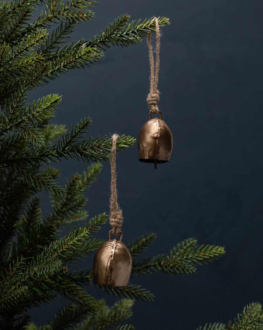 Metal Bell Ornaments (Set of 2) | McGee & Co.