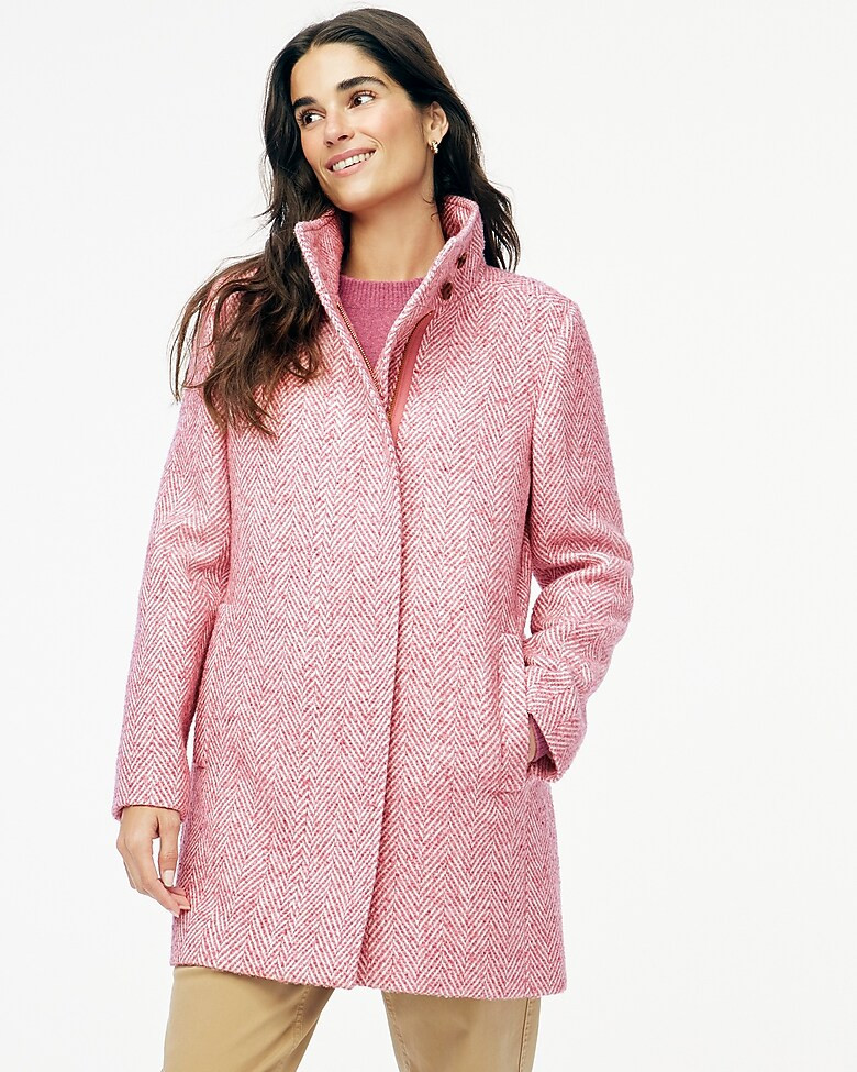 Herringbone city coat | J.Crew Factory