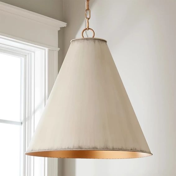 Distressed Metal Cone Pendant | Shades of Light