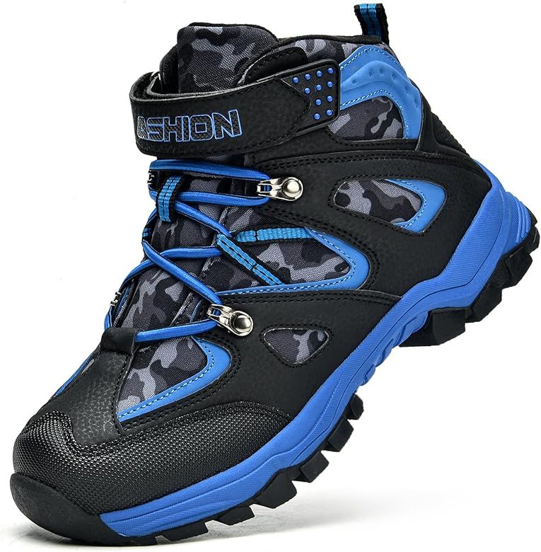 Littleplum Boys Snow Boots Winter Waterproof Antiskid Boots Hiking Outdoor Shoes for Unisex Kids(... | Amazon (US)