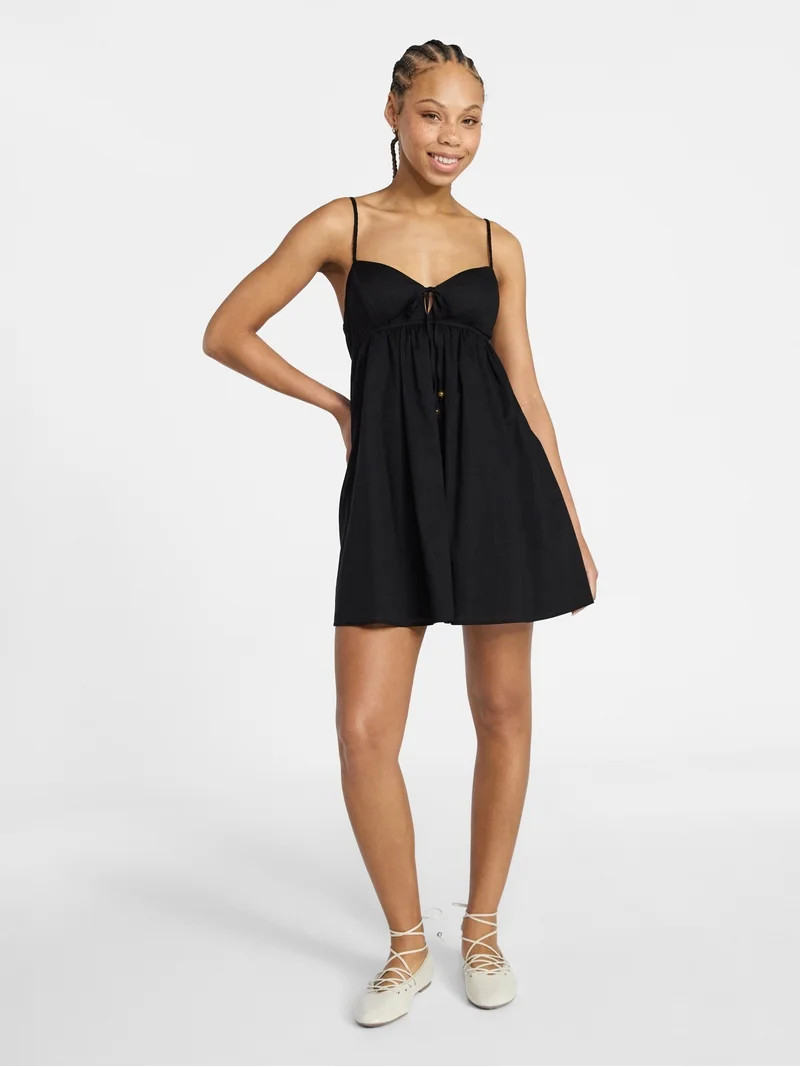 No Boundaries Cami A Line Dress, Women's XXS-XXL | Walmart (US)