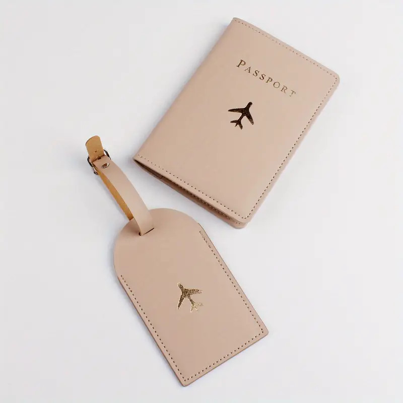 Fashion Travel Bronzing Passport Holder Luggage Tag - Temu | Temu Affiliate Program