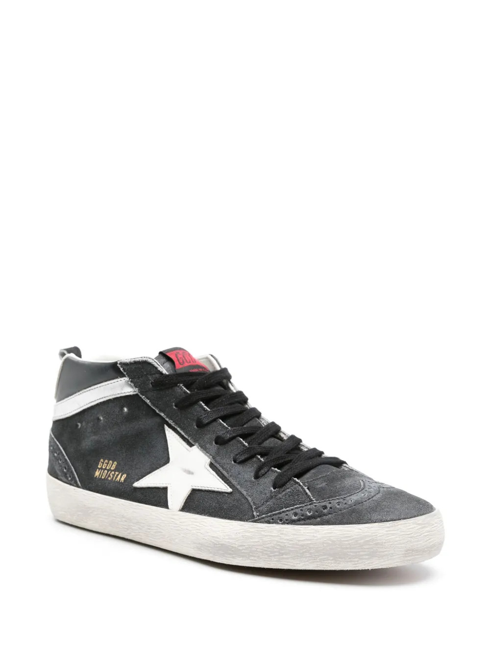 Golden Goose Mid Star Suede Sneakers - Farfetch | Farfetch Global