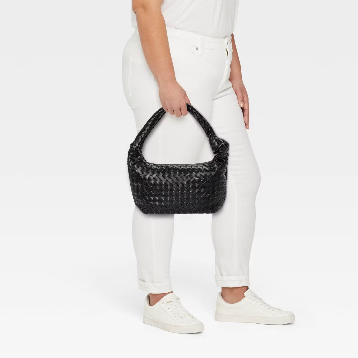 Woven Slouchy Shoulder Handbag - A New Day™ | Target