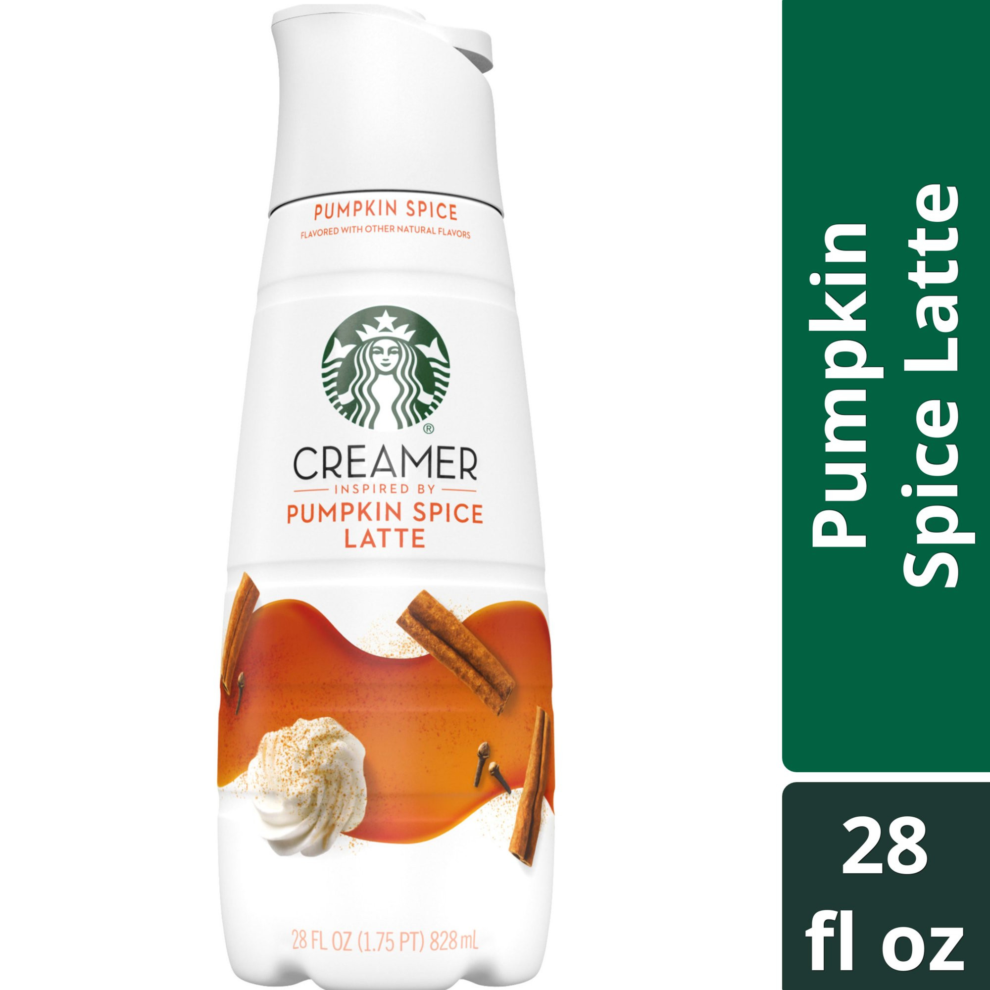 Starbucks Liquid Coffee Creamer, Pumpkin Spice Creamer, 28 oz. Bottle | Walmart (US)
