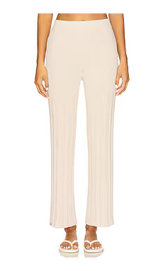 Barefoot Dreams CozyChic Ultra Lite Ribbed Ankle Pant in Stone from Revolve.com | Revolve Clothing (Global)