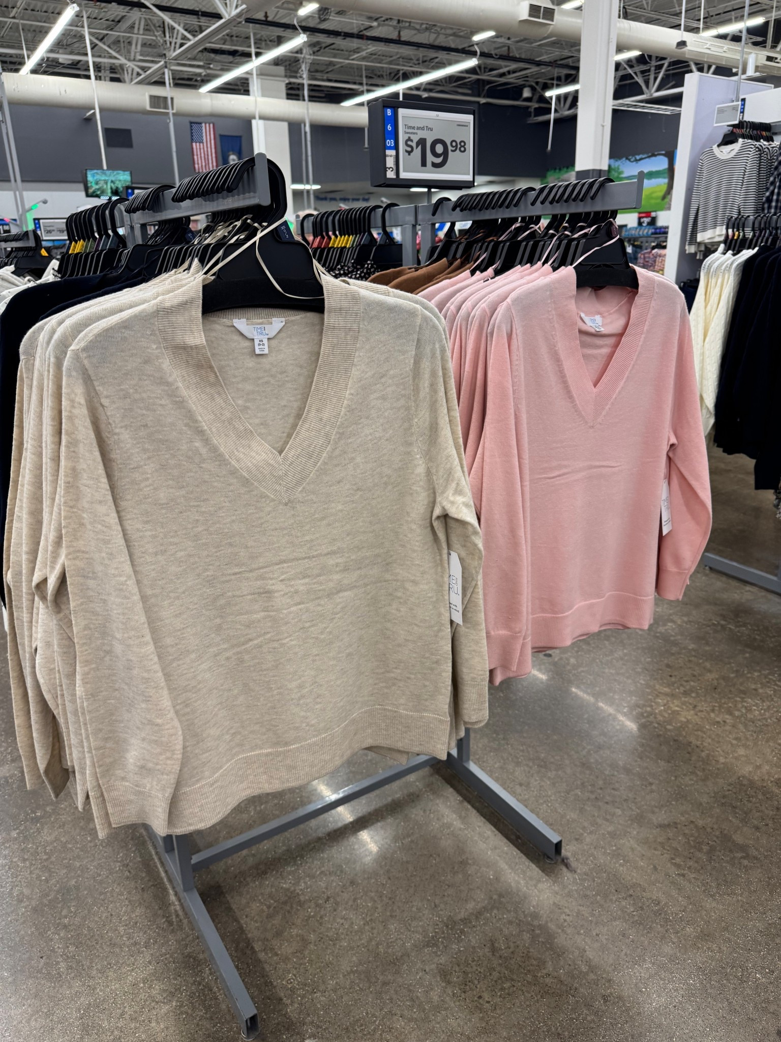 Walmart Time and Tru Women's V Neck Sweater, Lightweight, Sizes XS-XXXL / workwear / spring outfit / work outfit  #walmartpartner #walmartstyle #walmart

#LTKootd #LTKOver40 #LTKWorkwear
