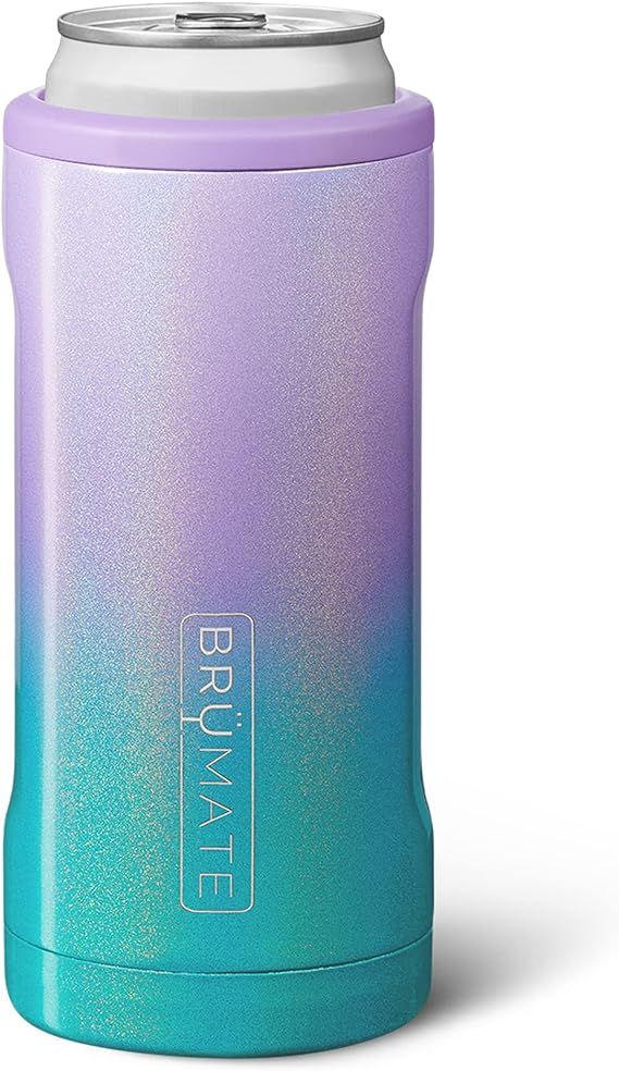 BrüMate Hopsulator Slim Can Cooler Insulated for 12oz Slim Cans | Skinny Can Insulated Stainless... | Amazon (US)