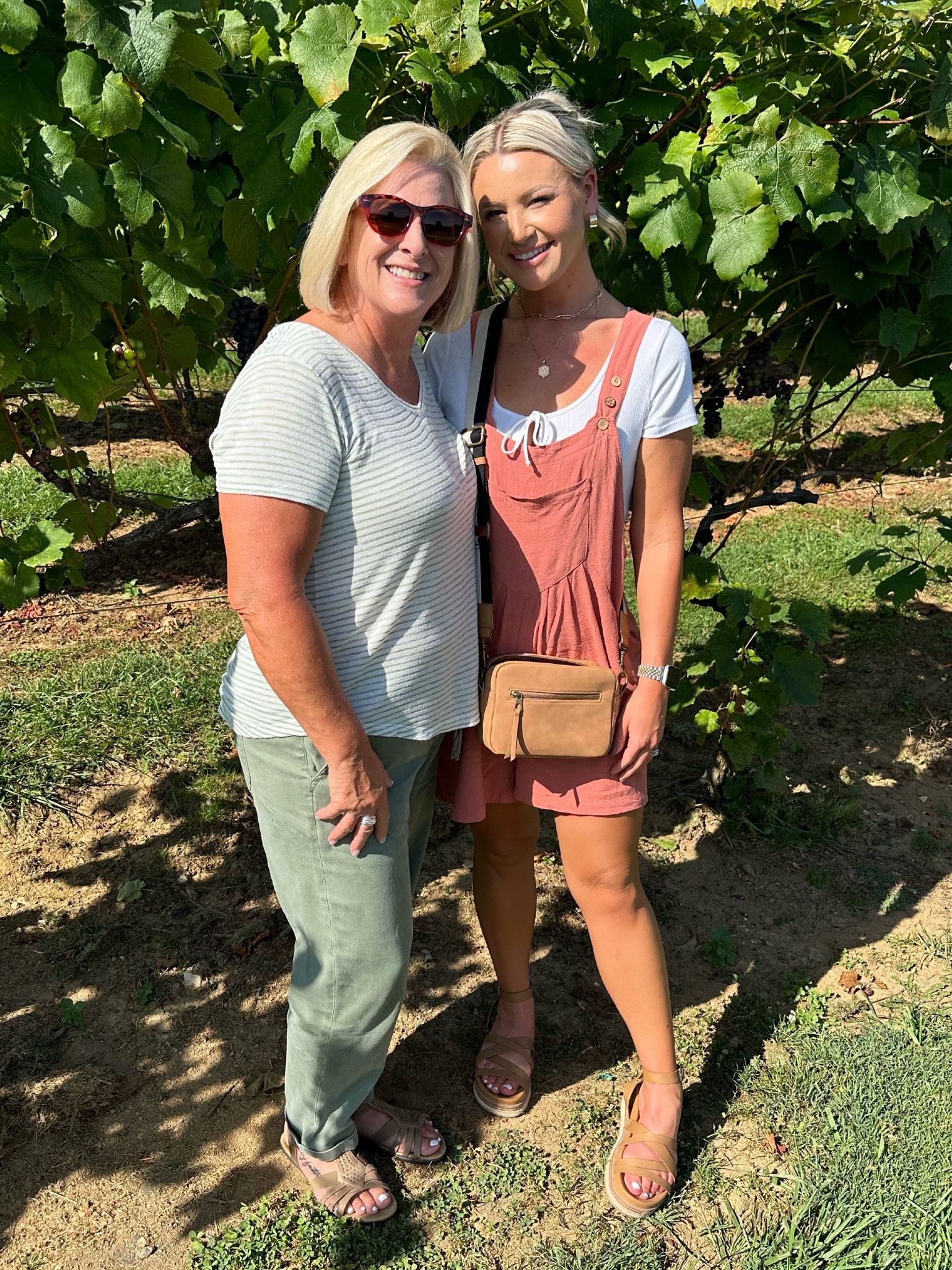 Winery/vineyard outfit idea 
romper tts, size small 
Linked similar sandal 

#LTKstyletip