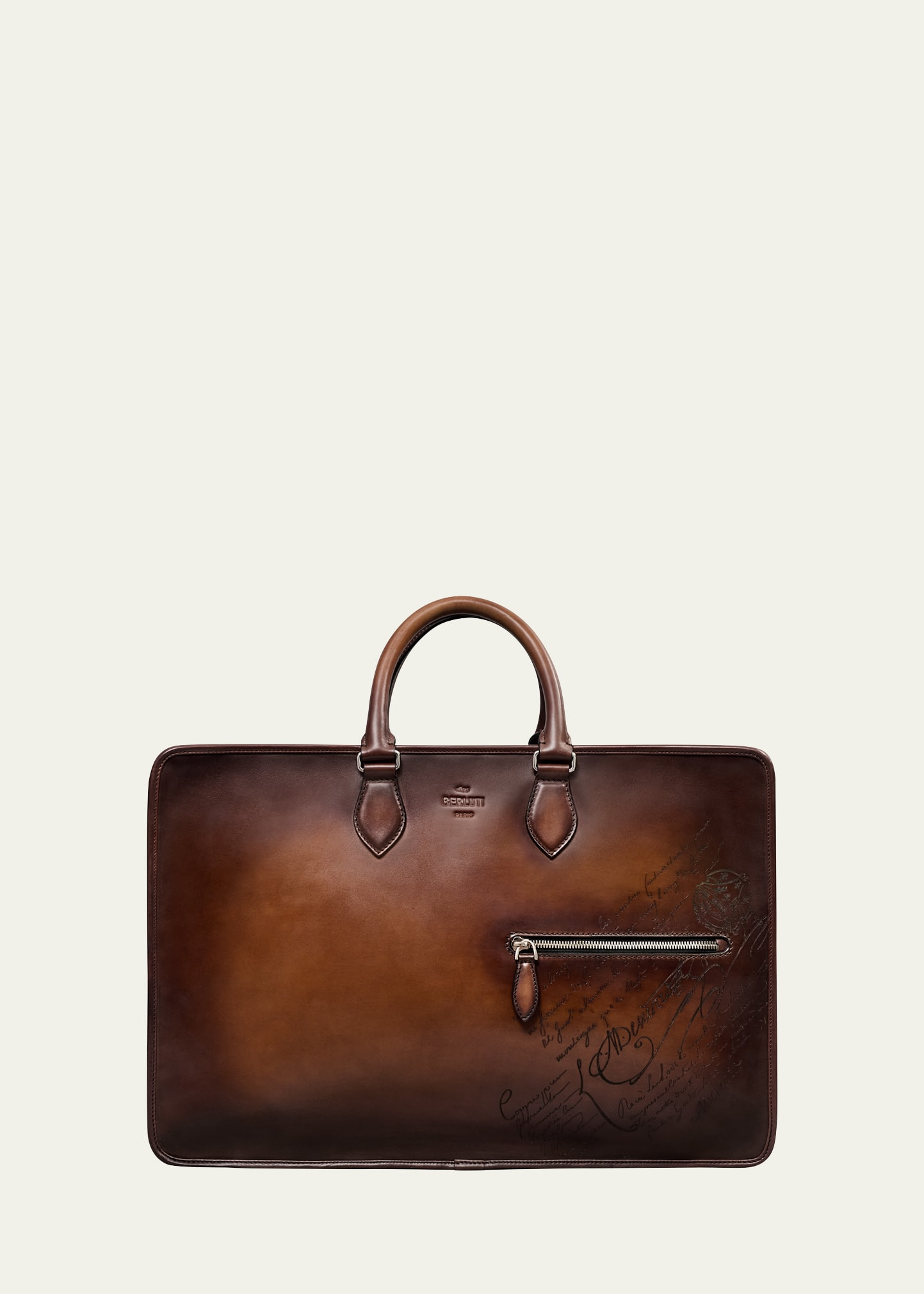Berluti Men's 3 Nuits Neo Leather Briefcase | Bergdorf Goodman